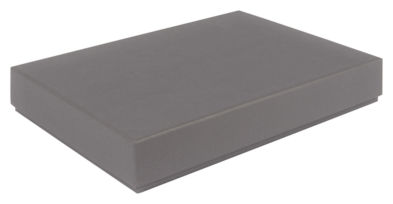 Luxury A5 Presentation Gift Box With Foam  Grey
