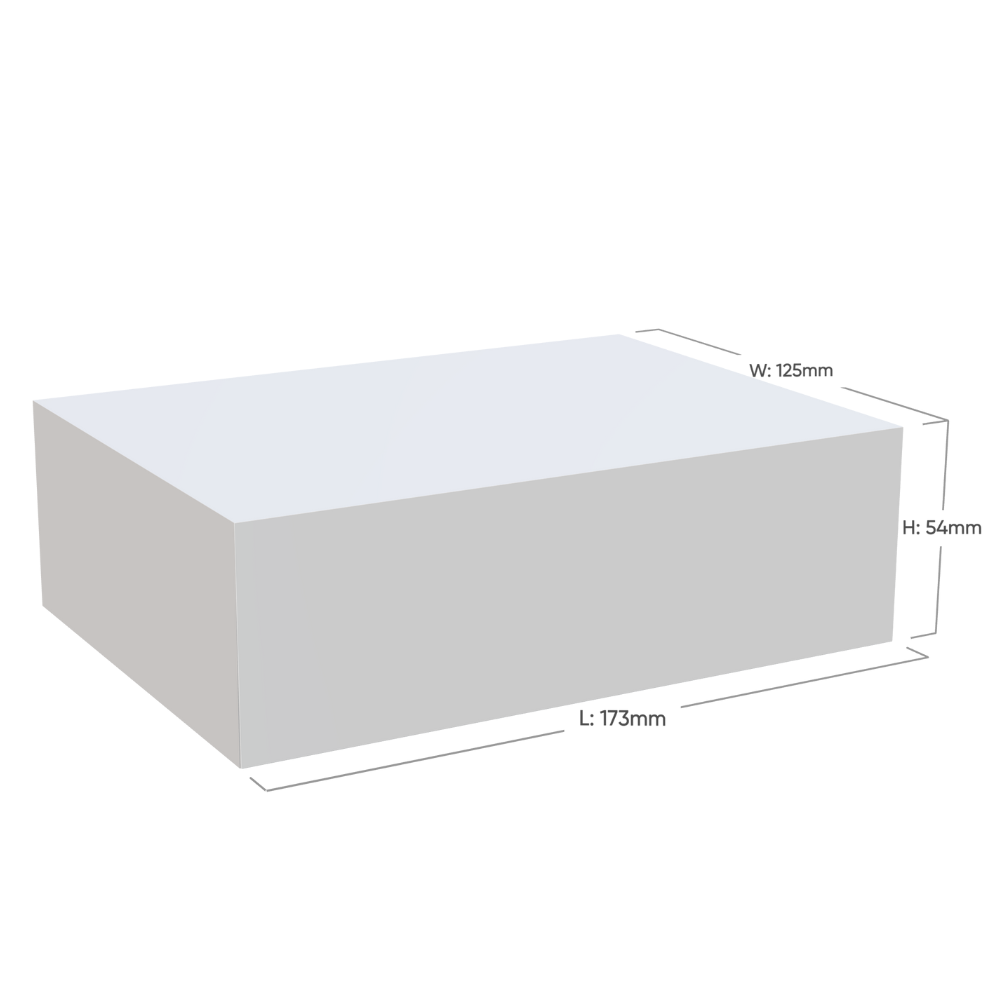 Luxury White Deep A6 Presentation Gift Box