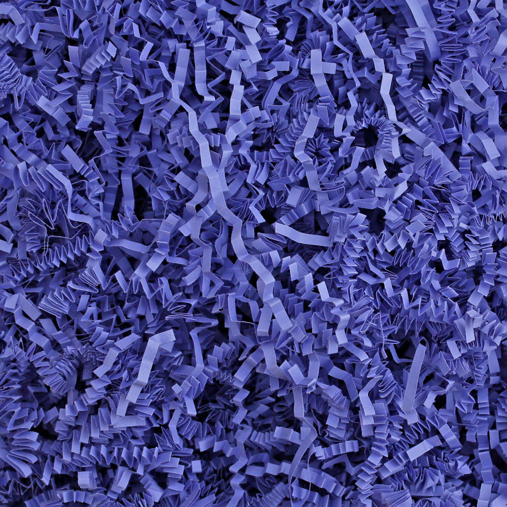 Closeup purple shredded paper