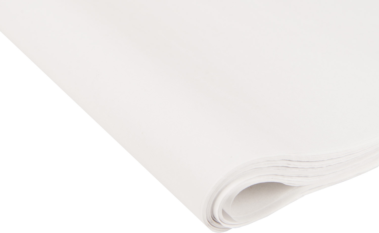 Recycled Tissue Paper in white, available in a pack of 10 sheets.