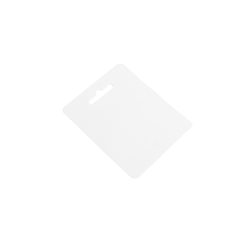 White Jewellery Cards for Earrings - Pack of 100