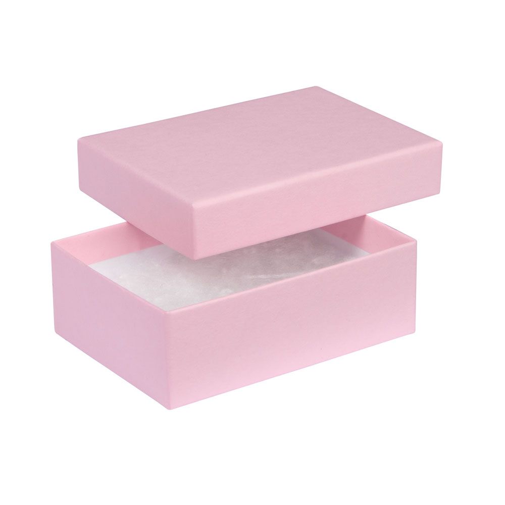 Kraft Pink Earring Jewellery Gift Box