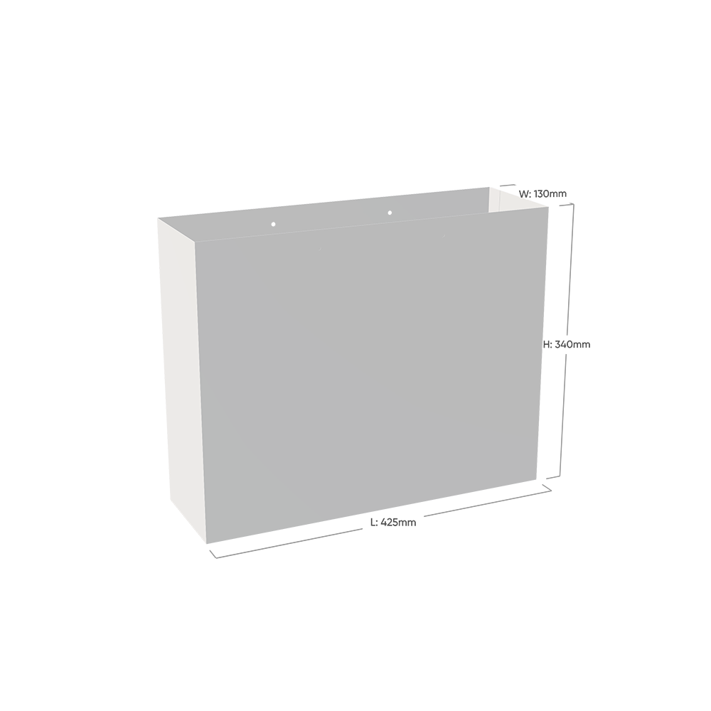 Extra Large Landscape Kraft Paper Gift Bag With Rope Handles