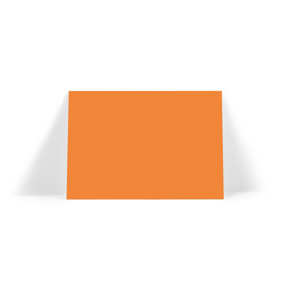 Orange A6 Note Card