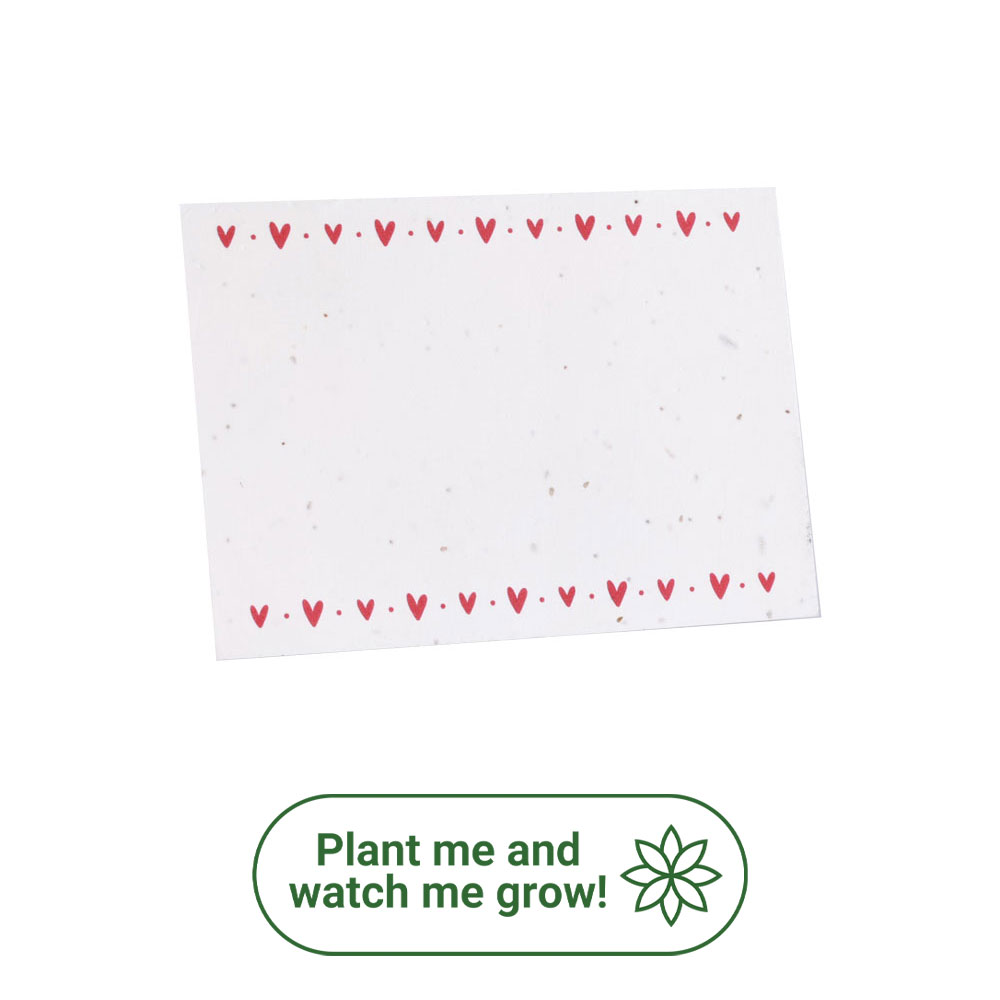 Plantable Valentine's Day Card