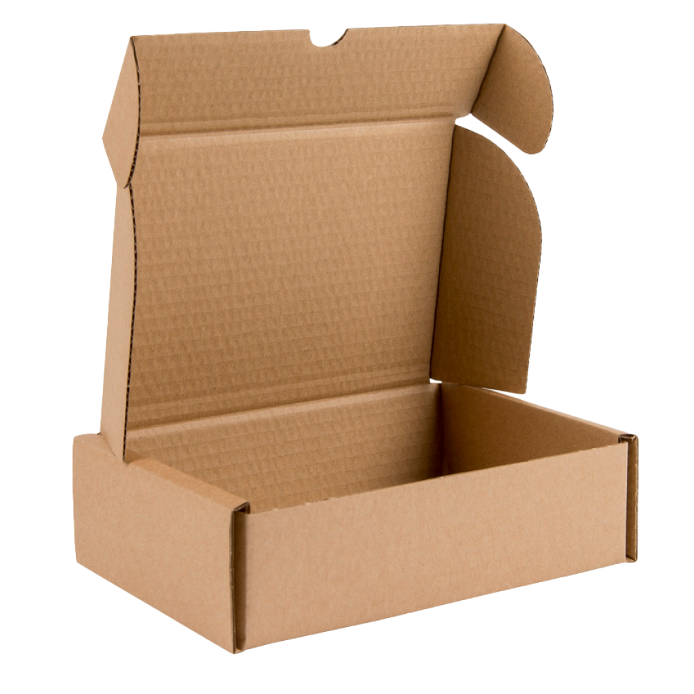 Kraft 1-Piece A6 Corrugated Postal Box