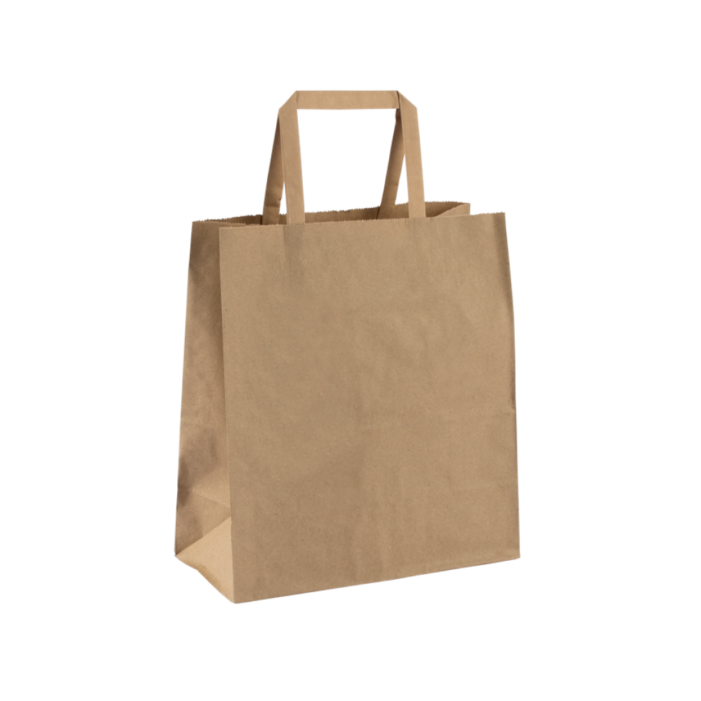 Medium Kraft Tape Handle Paper Carrier Bags