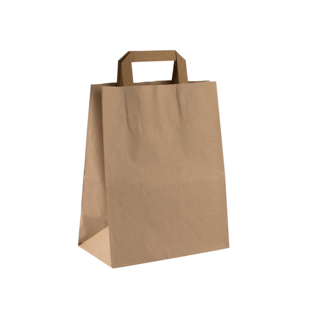 Large Kraft Tape Handle Paper Carrier Bags